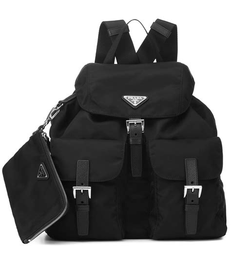 prada nylon backpack black|Prada nylon backpack sale.